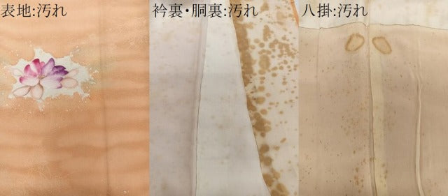 平和屋着物■上質な小紋　ろうけつ染め　舞花文　暈し染め　正絹　逸品　CABA5591xi