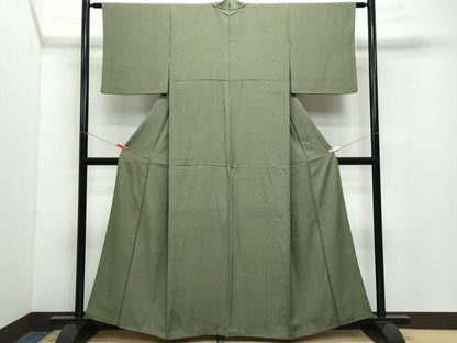 平和屋着物●江戸小紋　吉祥小紋柄　正絹　逸品　CABA6044vf