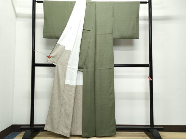 平和屋着物●江戸小紋　吉祥小紋柄　正絹　逸品　CABA6044vf