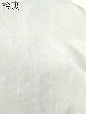 平和屋着物●本場大島紬 白大島 7マルキ 霞文 正絹 逸品 CABA6052vf