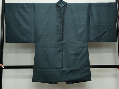 平和屋着物●男性 紬 アンサンブル 霞文 正絹 逸品 CABA6092vf