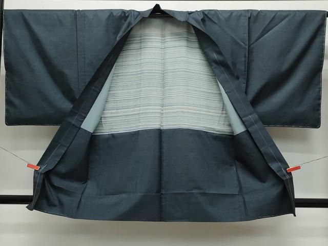 平和屋着物●男性 本場大島紬 アンサンブル 80亀甲 総詰め 正絹 逸品 CABA6111vf