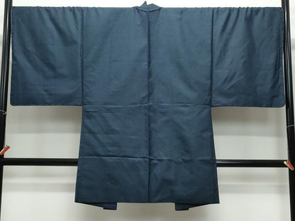 平和屋着物●男性 紬 アンサンブル 100亀甲 正絹 逸品 未使用 CABA6120vf