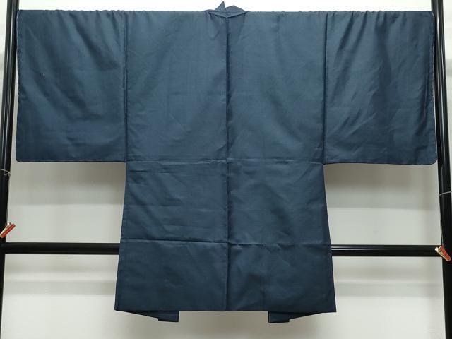 平和屋着物●男性 紬 アンサンブル 100亀甲 正絹 逸品 未使用 CABA6120vf