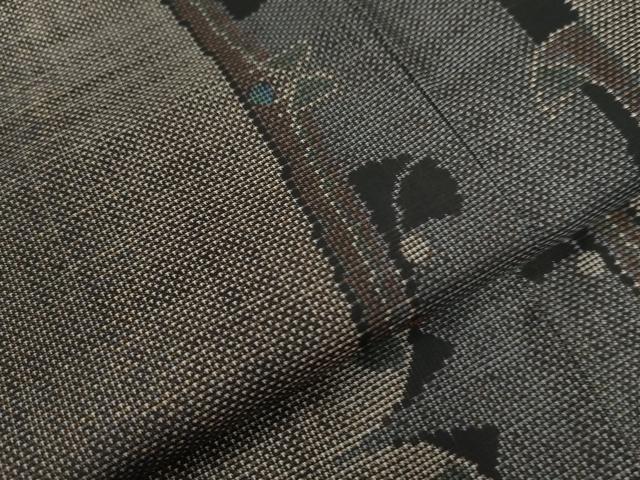 平和屋着物●本場大島紬　9マルキ　舞葉間道　正絹　逸品　CABA6152yc