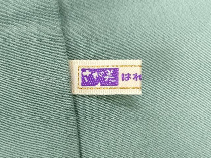 平和屋着物●訪問着　色紙重ね扇草花文　暈し染め　さが美扱い　正絹　逸品　CABA6175yc
