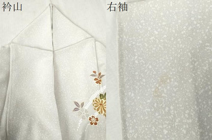 平和屋着物●訪問着 網目草花文 金彩 正絹 逸品 CABA6177yc
