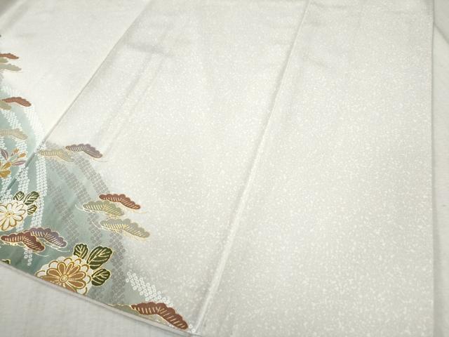 平和屋着物●訪問着 網目草花文 金彩 正絹 逸品 CABA6177yc