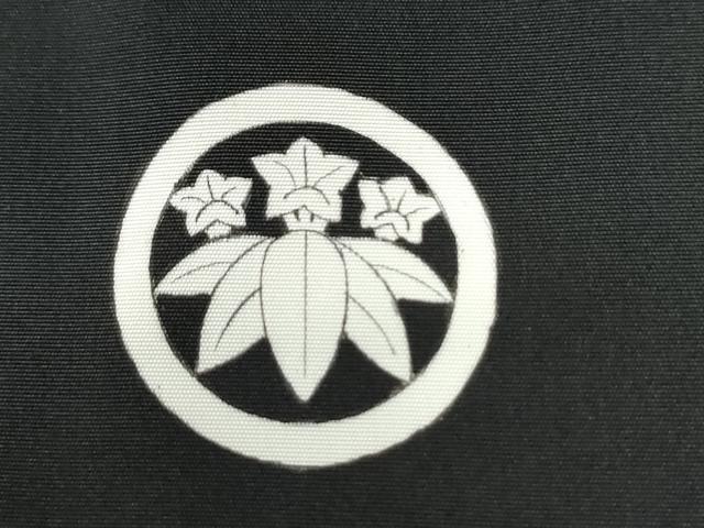平和屋着物●男性　黒紋付　羽織セット　正絹　逸品　未使用　CABA6233yc