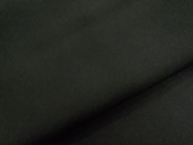 平和屋着物○男性 黒紋付 羽織セット 正絹 逸品 未使用 CABA6233yc