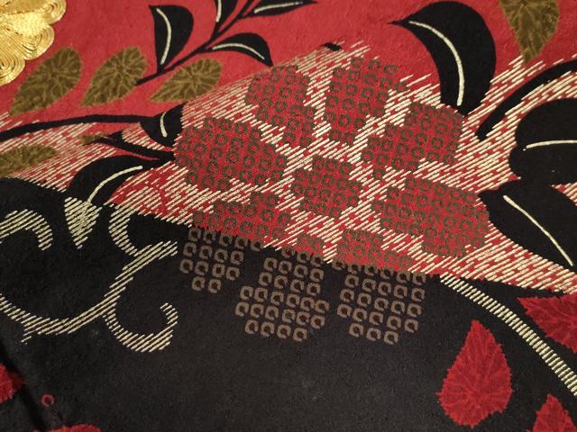 平和屋着物●豪華振袖　駒刺繍　絞り　花唐草文　金彩　正絹　逸品　CABA6260yc 平和屋着物○豪華振袖 駒刺繍 絞り 花唐草文 金彩 正絹 逸品 CABA6260yc