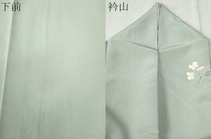 平和屋着物●訪問着　友禅　作家物　枝花文　正絹　逸品　CABA6272yc