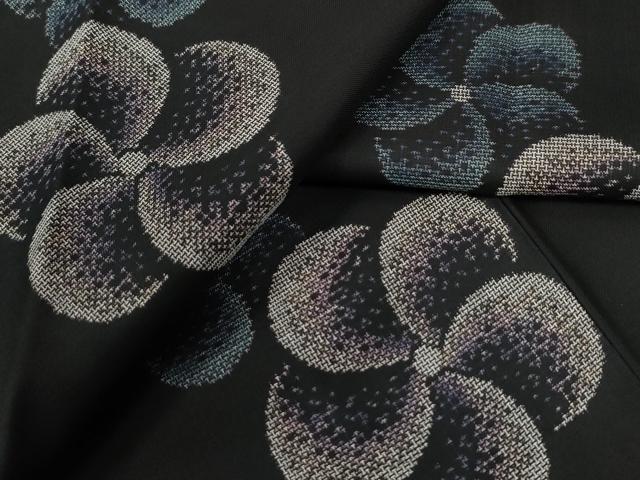 平和屋着物○本場大島紬 9マルキ 地空き ねじ花文 やまと誂製