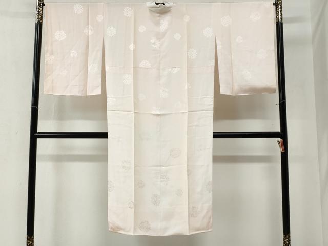 平和屋着物●長襦袢　袷　花丸地紋　暈し染め　正絹　逸品　未使用　CABA6281yc