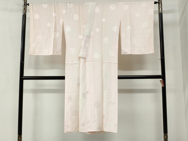 平和屋着物●長襦袢　袷　花丸地紋　暈し染め　正絹　逸品　未使用　CABA6281yc