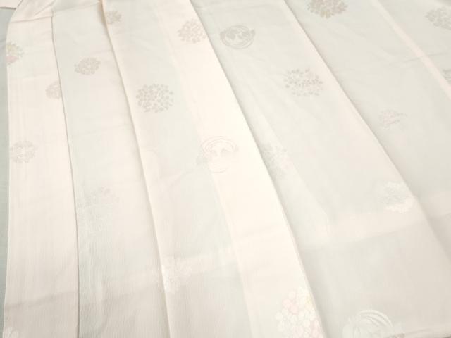平和屋着物●長襦袢　袷　花丸地紋　暈し染め　正絹　逸品　未使用　CABA6281yc