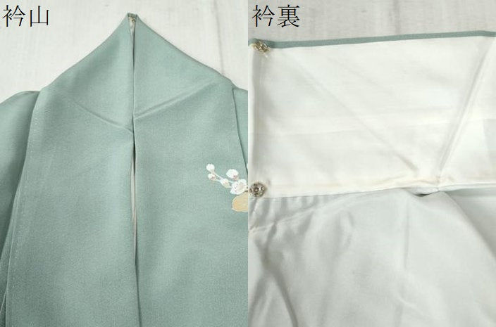 平和屋着物●訪問着　友禅　作家物　枝花文　蛍暈し　正絹　逸品　CABA6309yc