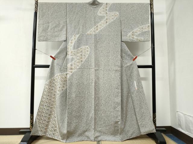 平和屋着物●二代目 川村久太郎　訪問着　吉祥花文　暈し染め　金彩　正絹　逸品　CABA6313yc