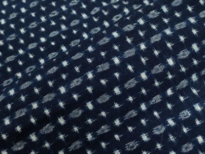 平和屋着物●久留米絣　単衣　吉祥文　綿　逸品　CABA6328yc