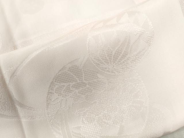 平和屋着物●振袖用長襦袢　袷　毬草花文　暈し染め　半衿刺繍　正絹　逸品　CABA6341yc