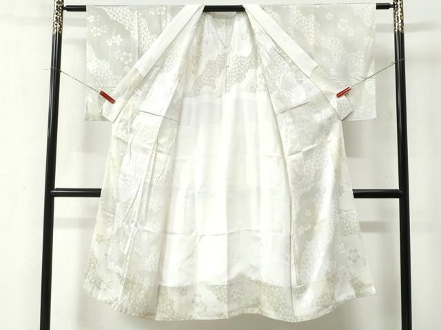 平和屋着物○長襦袢 無双仕立て 道長舞桜地紋 暈し染め 正絹 逸品