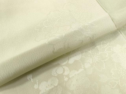 平和屋着物●長襦袢　無双仕立て　花松丸地紋　暈し染め　正絹　逸品　CABA6352yc