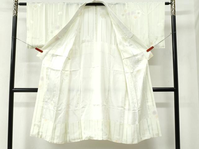 平和屋着物●長襦袢　無双仕立て　吉祥地紋　暈し染め　正絹　逸品　CABA6377yc 平和屋着物○長襦袢 無双仕立て 吉祥地紋 暈し染め 正絹 逸品