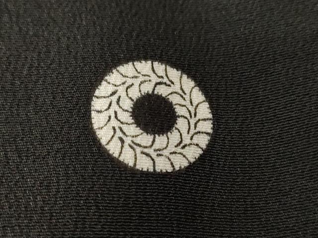 平和屋着物■豪華黒留袖 駒刺繍 遠山草花文 正絹 逸品 CABA6868ev