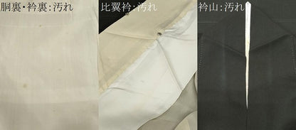 平和屋着物■豪華黒留袖 刺繍 エ霞草花文 金銀彩 正絹 逸品 CABA7012ev