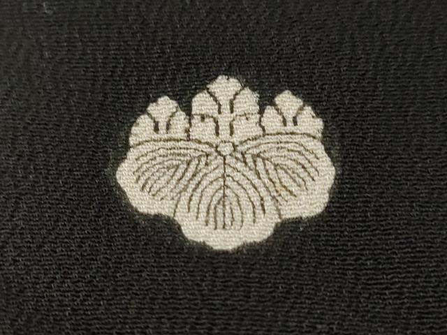 平和屋着物■豪華黒留袖 刺繍 エ霞草花文 金銀彩 正絹 逸品 CABA7012ev