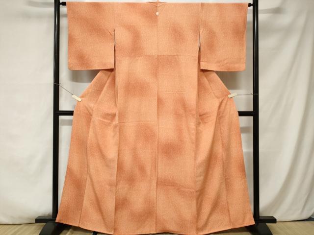 平和屋着物■上質な小紋 霰文 暈し染め 正絹 逸品 CABA7037ev