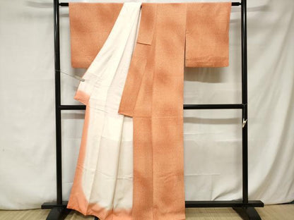 平和屋着物■上質な小紋 霰文 暈し染め 正絹 逸品 CABA7037ev