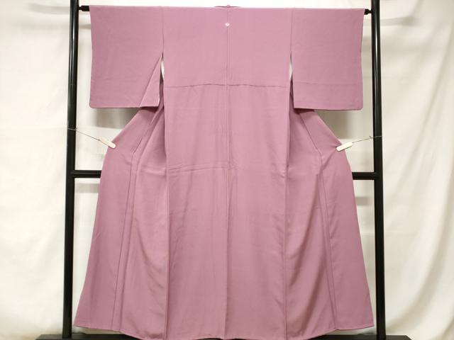 平和屋着物■上質な色無地 菖蒲色 正絹 逸品 CABA7123ev