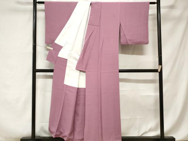 平和屋着物■上質な色無地 菖蒲色 正絹 逸品 CABA7123ev