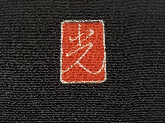 平和屋着物■豪華黒留袖 作家物 地紙重ね御所車花文 金彩 正絹 逸品 CABA7146ev