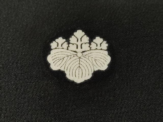 平和屋着物■豪華黒留袖 駒刺繍 道長飛鶴草花文 金彩 正絹 逸品 CABA7168ev