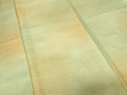 平和屋着物■上質な小紋　霞文　鹿の子文　暈し染め　正絹　逸品　CABA7182ev