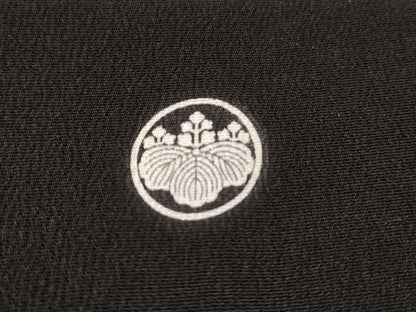 平和屋着物■豪華黒留袖 駒刺繍 御所解文 金彩 正絹 逸品 CABA7186ev