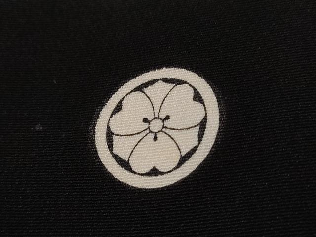 平和屋着物■豪華黒留袖 駒刺繍 松竹梅 松葉飛鶴草花文 金彩 正絹 逸品 CABA7202ev