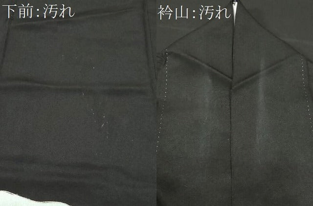 平和屋着物■豪華黒留袖 刺繍 道長桐草花文 金銀彩 正絹 逸品 CABA7207ev