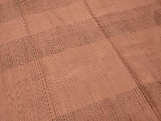 平和屋着物■上質な小紋 横段文 正絹 逸品 CABA7236ev