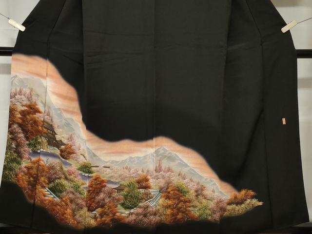 平和屋着物■豪華作家物 御所解文 暈し染め 正絹 逸品 CABA7253ev