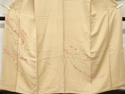 平和屋着物■訪問着 鬘帯花文 正絹 逸品 CABA7271ev