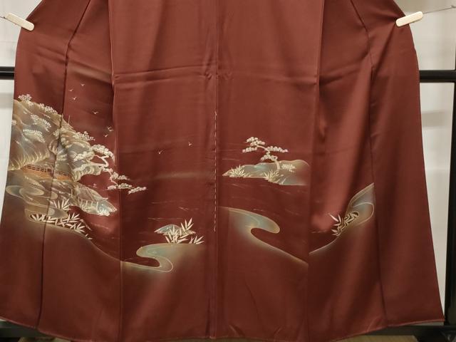平和屋着物■訪問着 御所解文 暈し染め 金彩 正絹 逸品 CABA7276ev