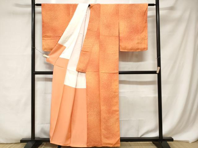 平和屋着物■上質な小紋 霞文 暈し染め 正絹 逸品 CABA7279ev