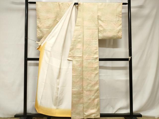 平和屋着物■上質な小紋 風景文 暈し染め 正絹 逸品 CABA7323ev