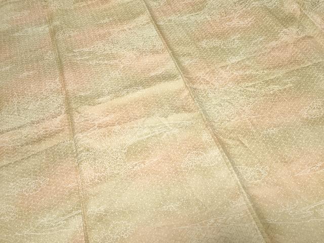 平和屋着物■上質な小紋 風景文 暈し染め 正絹 逸品 CABA7323ev
