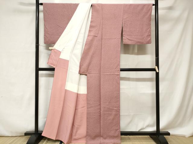 平和屋着物■上質な小紋 霞文 正絹 逸品 CABA7341ev