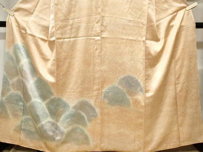 平和屋着物■訪問着 遠山文 暈し染め 正絹 逸品 CABA7349ev