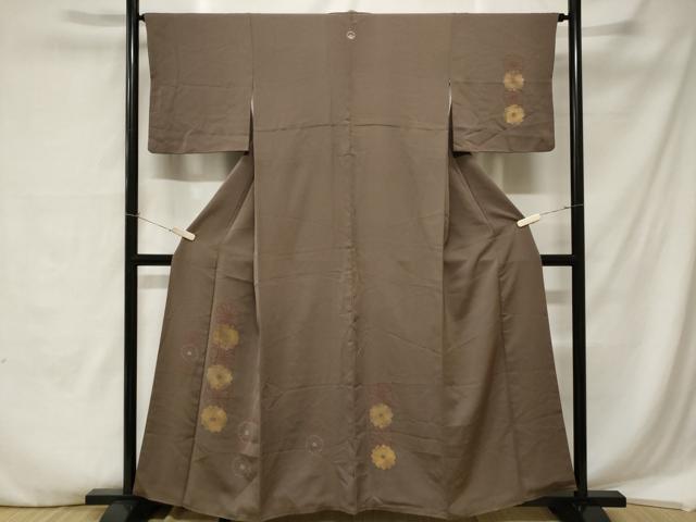 平和屋着物■訪問着 菊文 正絹 逸品 CABA7354ev